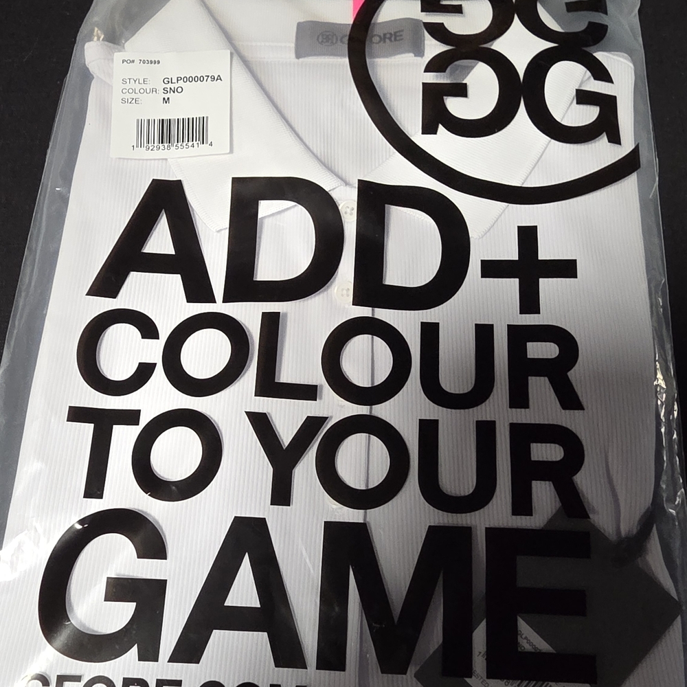 G/FORE White Polo — Bold Graphic Pack - Picture 2 of 14